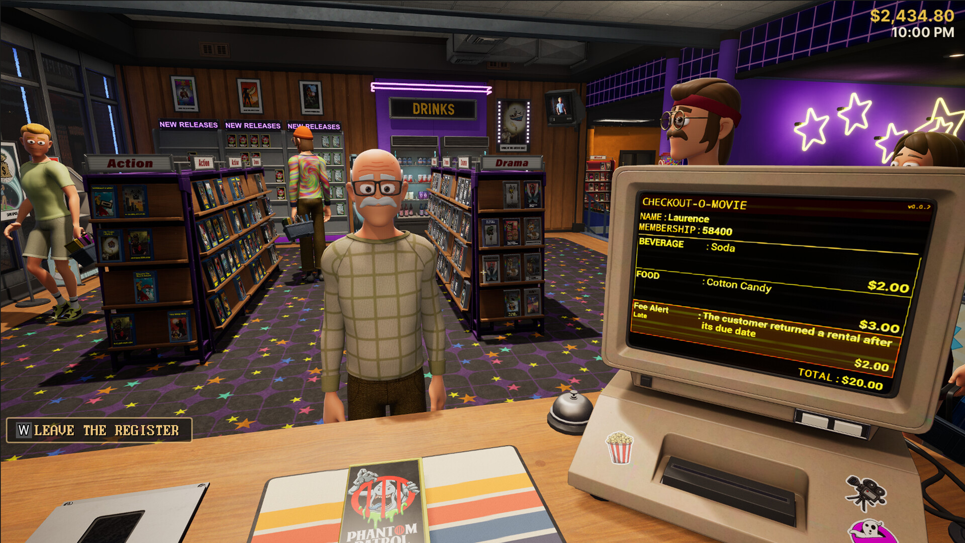 Retro Rewind - Video Store Simulator スクリーンショット 1